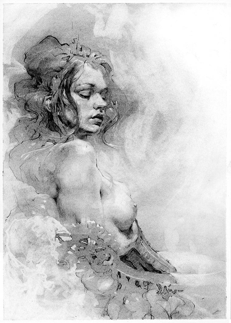 Bre by the Mirror 01