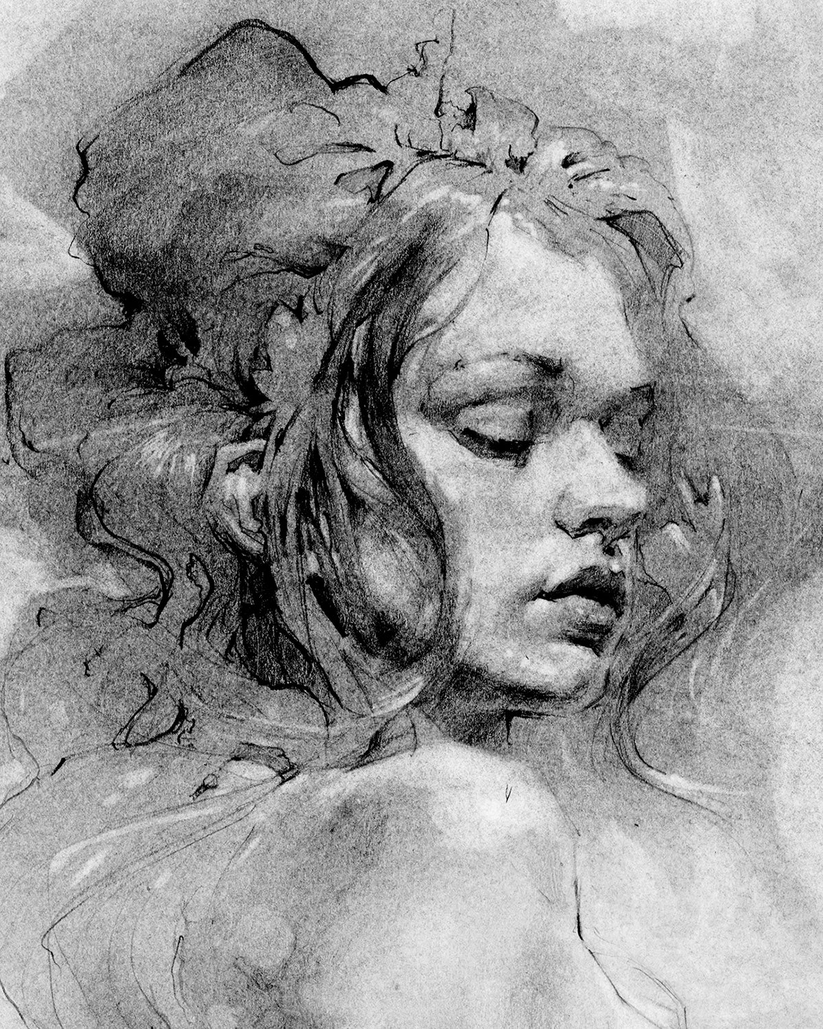 Bre by the Mirror 01